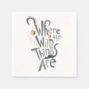 Where the Wild Things Are Quote Grafisch Servet
