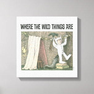 Where The Wild Things Are Scène 1 Canvas Afdruk
