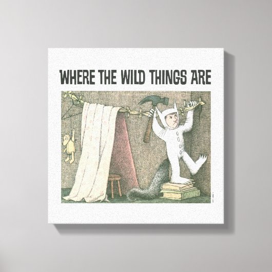Where The Wild Things Are | Scène 1 Canvas Afdruk (Voorkant)