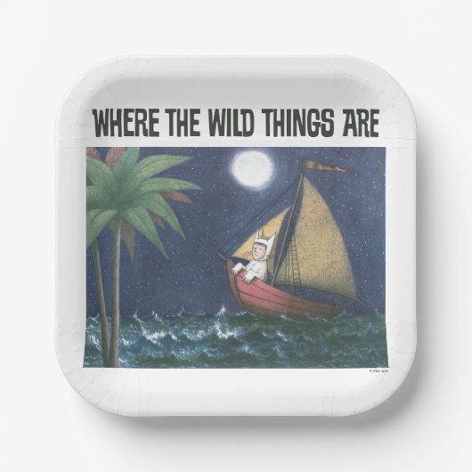 Where The Wild Things Are | Scène 2 Papieren Bordje (Voorkant)