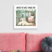 Where The Wild Things Are | Scène 3 Canvas Afdruk (Insitu (Woonkamer))