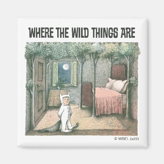 Where The Wild Things Are | Scène 3 Magneet (Voorkant)