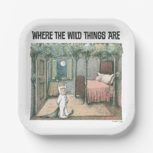 Where The Wild Things Are | Scène 3 Papieren Bordje (Voorkant)