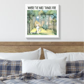 Where The Wild Things Are | Scène 4 Canvas Afdruk (Insitu (Slaapkamer))