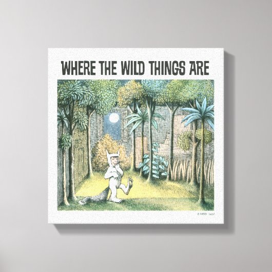 Where The Wild Things Are | Scène 4 Canvas Afdruk (Voorkant)