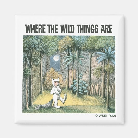 Where The Wild Things Are | Scène 4 Magneet (Voorkant)