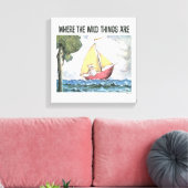 Where The Wild Things Are | Scène 5 Canvas Afdruk (Insitu (Woonkamer))