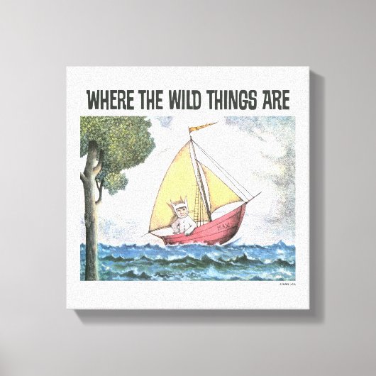 Where The Wild Things Are | Scène 5 Canvas Afdruk (Voorkant)