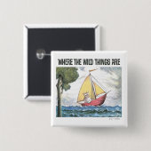Where The Wild Things Are | Scène 5 Vierkante Button 5,1 Cm (Voorkant /achterkant)