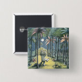 Where The Wild Things Are | Scène 6 Vierkante Button 5,1 Cm (Voorkant /achterkant)