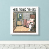 Where The Wild Things Are | Scène 7 Canvas Afdruk (Insitu (Houten vloer))