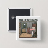 Where The Wild Things Are | Scène 7 Vierkante Button 5,1 Cm (Voorkant /achterkant)