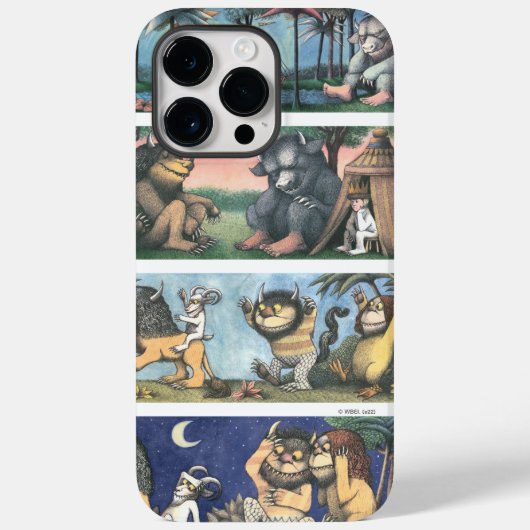 Where The Wild Things Are Scenes Case-Mate iPhone Case (Achterkant)