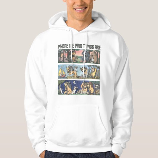 Where The Wild Things Are Scènes Hoodie (Voorkant)