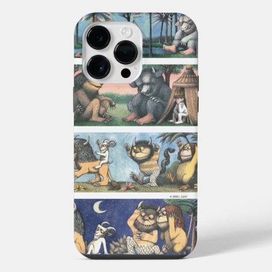 Where The Wild Things Are Scènes iPhone Hoesje (Achterkant)