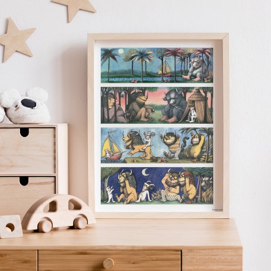 Where The Wild Things Are Scènes Poster