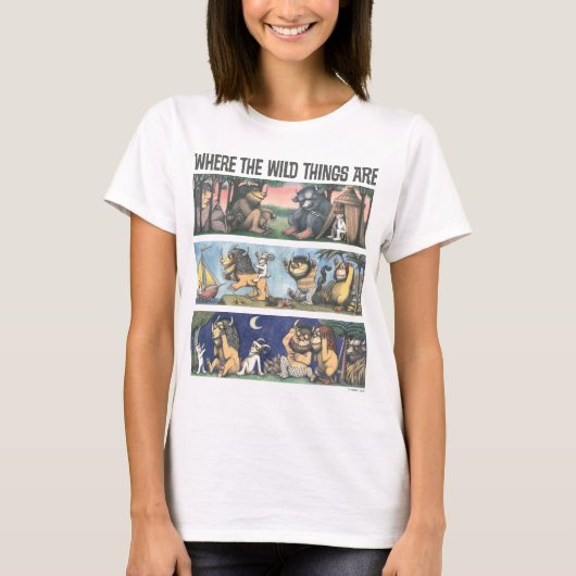 Where The Wild Things Are Scenes T-shirt (Voorkant)