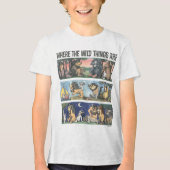 Where The Wild Things Are Scenes Tri-Blend Shirt (Voorkant)