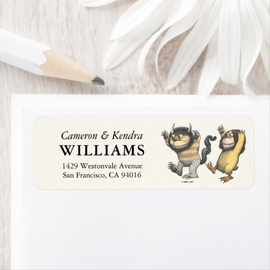 Where the Wild Things Are | Twee wilde dingen Etiket (Insitu)