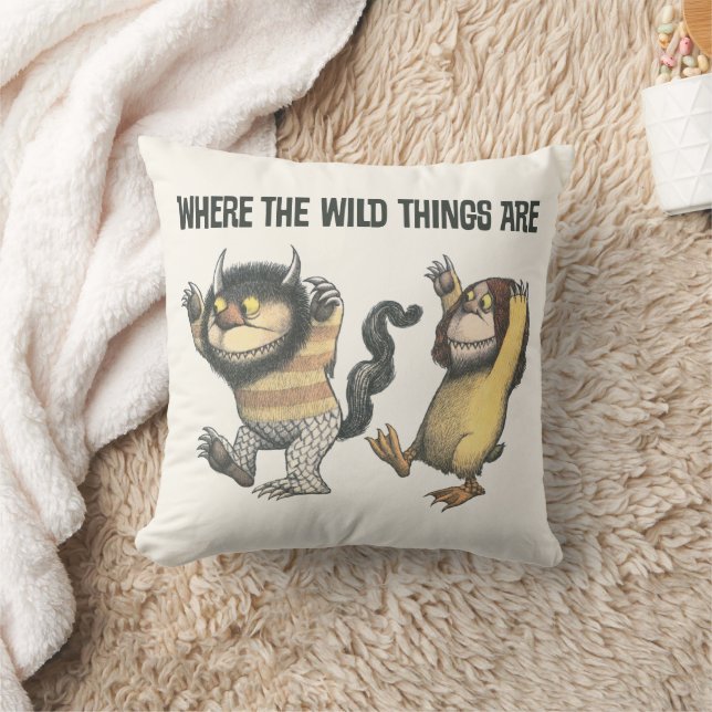 Where the Wild Things Are | Twee wilde dingen Kussen (Deken)
