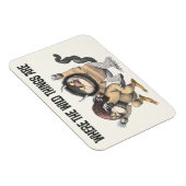 Where the Wild Things Are | Twee wilde dingen Magneet (Rechterzijde)