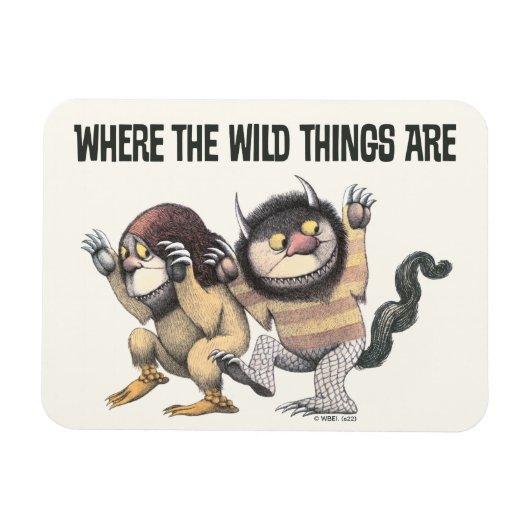Where the Wild Things Are | Twee wilde dingen Magneet (Horizontaal)