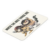 Where the Wild Things Are | Twee wilde dingen Magneet (Linkerzijde)
