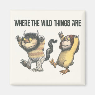 Where the Wild Things Are   Twee wilde dingen Magneet