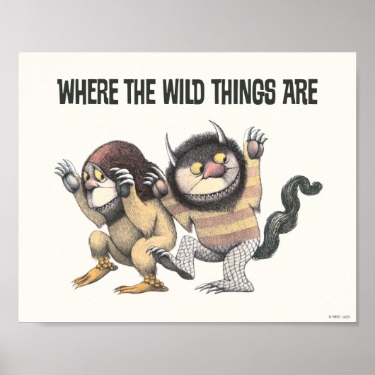 Where the Wild Things Are | Twee wilde dingen Poster (Voorkant)