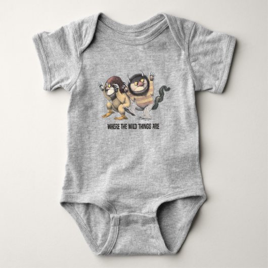 Where the Wild Things Are | Twee wilde dingen Romper (Voorkant)