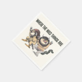 Where the Wild Things Are | Twee wilde dingen Servet (Hoek)
