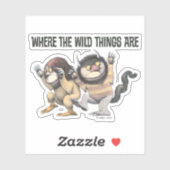 Where the Wild Things Are | Twee wilde dingen Sticker (Vel)