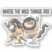 Where the Wild Things Are | Twee wilde dingen Sticker (Voorkant)