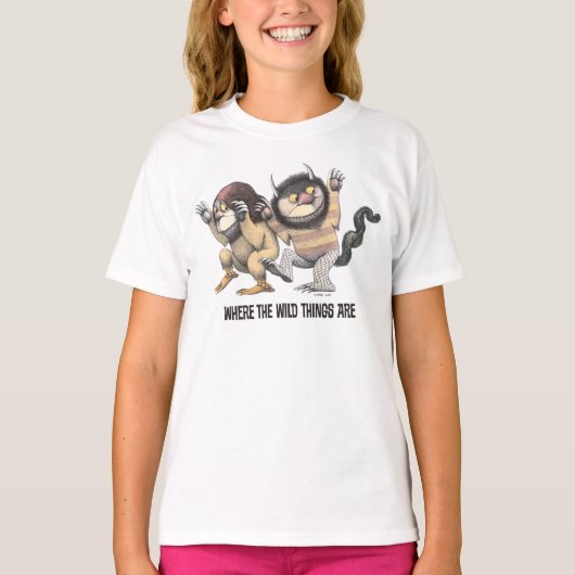 Where the Wild Things Are | Twee wilde dingen T-shirt (Voorkant)
