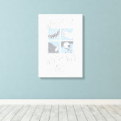 Where The Wild Things Are | Vierkant Grafisch ontw Canvas Afdruk (Insitu (Houten vloer))