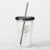 Where the Wild Things Are | Voeg je naam toe Acryl Drinkbeker (Achterkant)