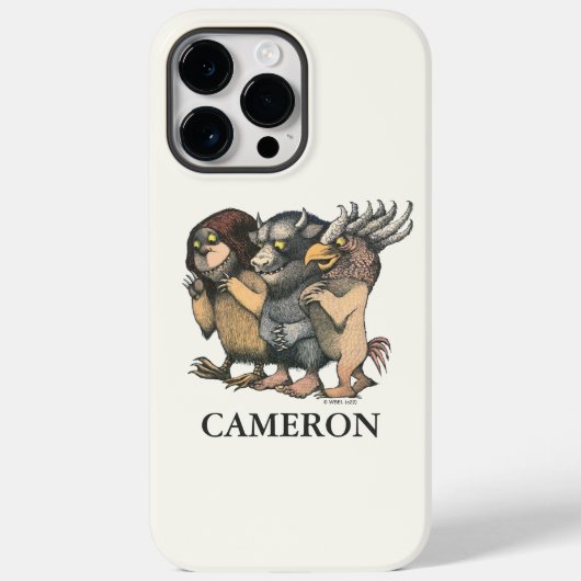 Where the Wild Things Are | Voeg je naam toe Case-Mate iPhone Case (Achterkant)