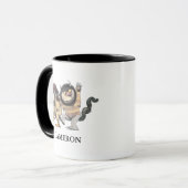 Where the Wild Things Are | Voeg je naam toe Mok (Voorkant links)