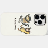 Where the Wild Things Are | Voeg uw naam toe Case-Mate iPhone Case (Achterkant (horizontaal))