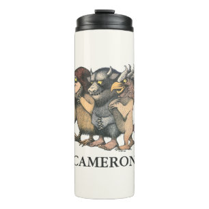Where the Wild Things Are Voeg uw naam toe Thermosbeker