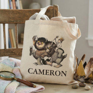 Where the Wild Things Are   Voeg uw naam toe Tote Bag