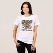 Where the Wild Things Are | Wezens Tri-Blend Shirt (Voorkant volledig)