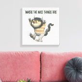 Where the Wild Things Are | Wild Thing Canvas Afdruk (Insitu (Woonkamer))