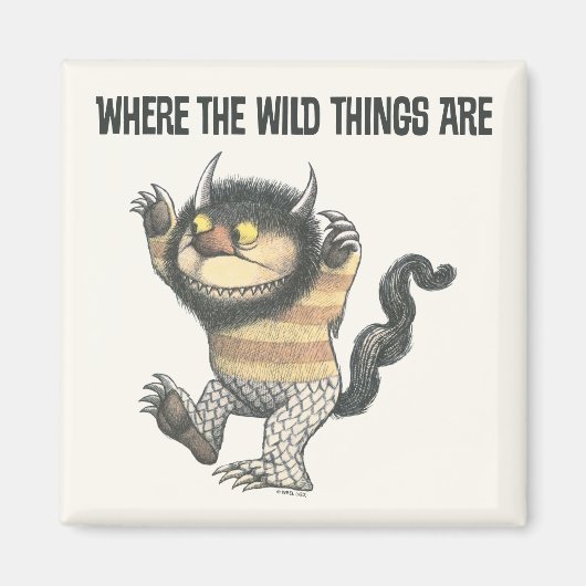 Where the Wild Things Are | Wild Thing Magneet (Voorkant)