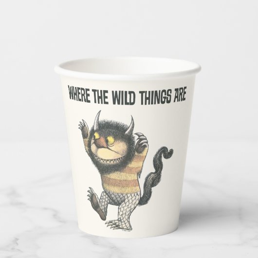 Where the Wild Things Are | Wild Thing Papieren Bekers (Voorkant)