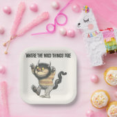 Where the Wild Things Are | Wild Thing Papieren Bordje (Feest)