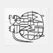 Where the Wild Things Are | Wild Thing-schets Fleece Deken (Voorkant (Horizontaal))
