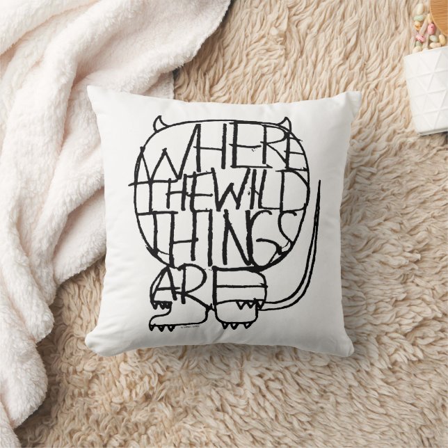 Where the Wild Things Are | Wild Thing-schets Kussen (Deken)