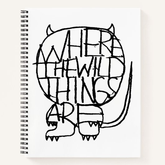 Where the Wild Things Are | Wild Thing-schets Notitieboek (Voorkant)