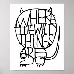 Where the Wild Things Are   Wild Thing-schets Poster